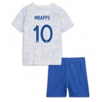 France Kylian Mbappe #10 Replica Away Minikit World Cup 2022 Short Sleeve (+ pants)
